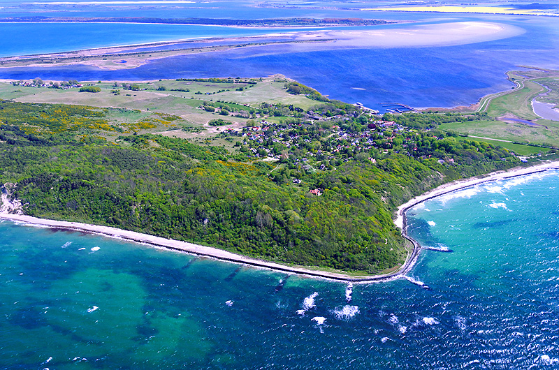 zur Übersicht Flugaufnahmen Hiddensee