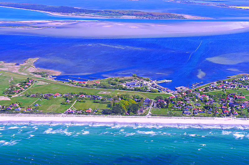 zur Übersicht Flugaufnahmen Hiddensee