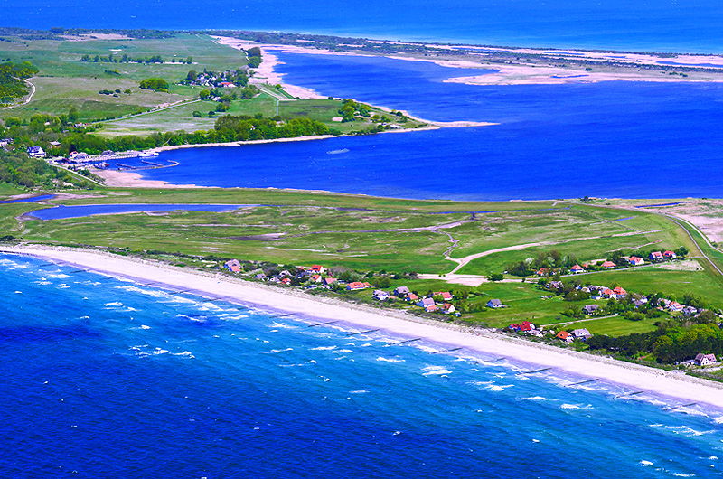 zur Übersicht Flugaufnahmen Hiddensee