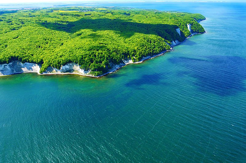 zur Übersicht Flugaufnahmen Kreideküste