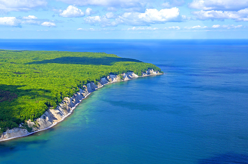 zur Übersicht Flugaufnahmen Kreideküste