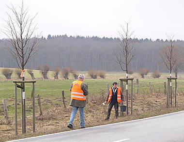 Foto:Nabu - Aktion am Gr&uuml;ndonnerstag